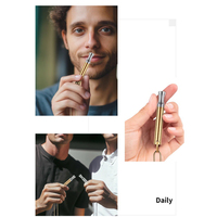 Vice Breaker Arrêter De Fumer En Acier Inoxydable À Base De Plantes Ciggeretts Popper Inhalateur D'agrumes Respirez Facilité Colère Soulagement Collier pour Adultes