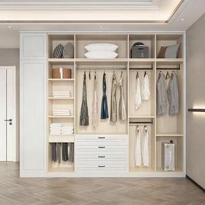 <span class=keywords><strong>Armario</strong></span> de Madera Grande para Dormitorio, Directo de Fábrica, Muebles de Estilo Abierto, <span class=keywords><strong>Armario</strong></span>/Ropero Portátil Económico, Juego de Muebles de Dormitorio de MDF - Product Image 2