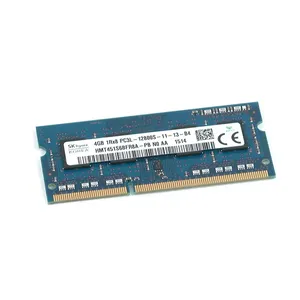 1.35V Hynix 4GB DDR3 SO-DIMM PC3-12800 1600MHz 204Pin ECC olmayan CL11 1333mhz DDR3L dizüstü bellek 4G