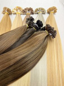 Extensions de cheveux naturels à bandes adhésives, mèches lisses blondes, brunes, noires, sans colle, pour usage professionnel en salon - Product Image 2