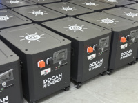 Kit de boîtier DIY Docan Empty EVE MB56 avec roues, 32 kWh, 51,2 V, 48 V, 16S, pour cellules LiFePO4 628 Ah, avec BMS JK