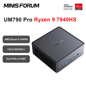 MINISFORUM Mini PC Gaming UM890 UM880 UM790 Pro AMD R9 8945HS 7940HS R7 8845HS 2*USB4.0 DDR5 2*PCIE4.0 Mini Ordinateur Gamer WiFi6 - Product Image 6