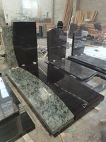 Pierre tombale en granit naturel, pierres tombales au design simple