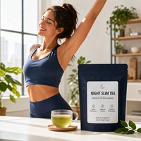 Thé Herbal Minceur Nuit 5g x 20 Sachets Pyramidaux – Brûle-graisses et Soutien Métabolique Nocturne – Durée de Conservation 12 Mois