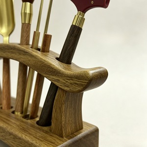 Oogishido Walnut <b>Tea</b> <b>Set</b> Stand Six Gentlemen Tools <b>Tea</b> Accessories Storage Holder For <b>Tea</b> Ceremony - Product Image 2