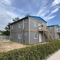 Maison conteneur modulaire en acier préfabriquée pour l'hébergement sur chantier extérieur