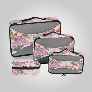 Sac de voyage personnalisé hawaïen, 6 pièces, organiseur d'accessoires de voyage, sac de rangement pour bagages, accessoires de voyage, emballage de compression - Product Image 2