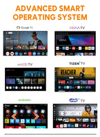 Téléviseurs intelligents Android sans cadre 4K UHD OEM Amaz Factory 32 pouces 43 pouces 55 pouces 65 pouces
