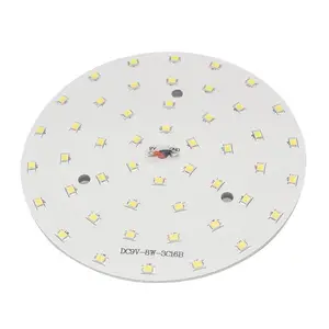 LEDランプパネル回路基板5730 SMD LEDライトボード中国MOKO丸型アルミニウムLED PCB