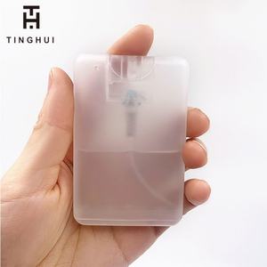 Empty Mini Phone Shape <b>square</b> Hand Sanitizer Bottle <b>Pocket</b> Credit Card Perfume Spray Bottle - Product Image 5