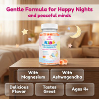 Gummies au glycinate de magnésium Qbioflex pour enfants, gummies pour le sommeil avec multivitamines et Ashwagandha, étiquette privée, gummies naturels pour le sommeil