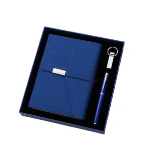 2024 personalizzabile Logo in pelle A5 Agenda diario Set chiavetta USB e taccuino penna con occasioni di laurea natalizia