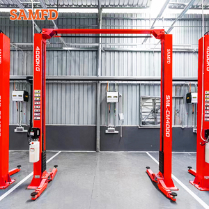 SAMFD Elevador Hidráulico <span class=keywords><strong>de</strong></span> Coches <span class=keywords><strong>de</strong></span> 4 Toneladas (4000 kg / 8800 lb) <span class=keywords><strong>de</strong></span> 2 Postes para Suelo - Product Image 3