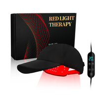Gorro de Terapia de Luz Roja para el Cuidado del Cabello en Casa, 180 LED, 660nm, 850nm, 940nm