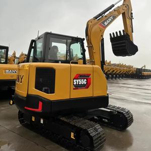 Excavatrice d'occasion de haute qualité à bas prix SANY SY55c 5,5 tonnes Mini excavatrice SANY SY55 Excavatrice d'occasion à vendre - Product Image 2