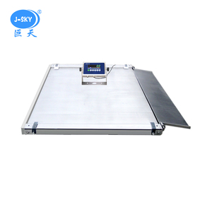 J-Sky 고용량 디지털 산업 규모 맞춤형 OEM ODM 로우 프로파일 바닥 계량 플랫폼 공급망 사용 공장 직접 - Product Image 5