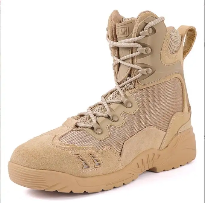 QLJ01 Botas Tácticas De Camuflaje para Hombres Botas Militares Impermeables Zapatos para Caminar Zapatillas De Deporte para Hombres Zapatillas De Viaje De Trekking Antideslizantes para Exteriores 