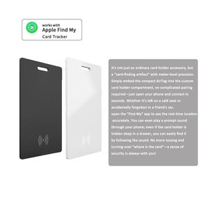 아마트 태그 내 기기 찾기 ISO 초박형 무선 GPS 추적기 반려동물용 분실 방지 추적 플라스틱 소재 IOS 호환 - Product Image 2