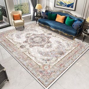 Tappeto di lusso persiano stampato tappeto di alta qualità per soggiorno e sala da pranzo tappeto in Cashmere pieghevole in microfibra - Product Image 4