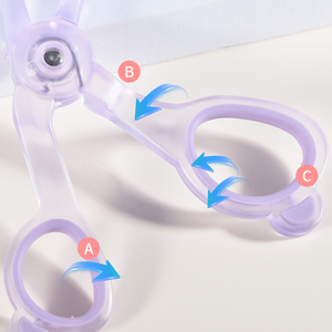 Recourbe-cils partiel mini en silicone de haute qualité, petit recourbe-cils pour toutes les formes de cils, outil pour faux cils - Product Image 5