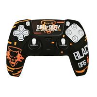 Coque de protection en silicone avec impression couleur pour manette de jeu PlayStation 5 PS5 DualSense
