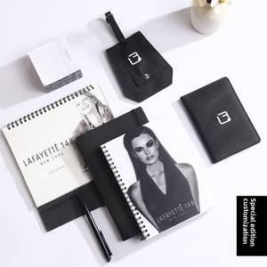 สมุดโน้ตปกแข็งหนังคุณภาพสูงสมุดโน๊ตแบบสั่งทำสำหรับธุรกิจการประชุมสำนักงานสมุดบันทึกการพิมพ์โลโก้ข้ามพรมแดน - Product Image 2