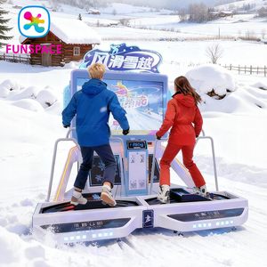 Simulador <span class=keywords><strong>de</strong></span> Esquí Arcade Comercial para Interiores Funspace, Videojuego Operado con Monedas, Simulador <span class=keywords><strong>de</strong></span> Carreras <span class=keywords><strong>de</strong></span> Esquí para 2 Jugadores - Product Image 2
