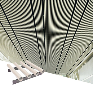 Nhà Máy Giá Dễ Dàng Để Cài Đặt Chống Cháy Xây Dựng Trang Trí Kim Loại Dải Trần Nhôm Tuyến Tính Trần - Product Image 6