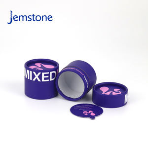 Emballage personnalisé en tube de papier kraft écologique pour bonbons, capsules cylindriques en carton, gommes, aliments, café en vrac, thé en vrac - Product Image 3