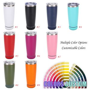 Factory Custom Car Cup with Engraving 20oz Drink <b>Bottles</b> Stainless Steel Coffee Mug Thermos Cup with Bluetooth Speaker - Product Image 3