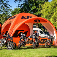 Tentes gonflables extérieures de garage de voiture de fête de mariage de camping scellées à l'air flottant auvent étanche de dôme de camping pour l'événement