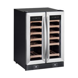 Réfrigérateur à vin professionnel avec porte vitrée, congélateur cave, double fonction, encastrable ou autoportant, contrôle électronique - Product Image 2