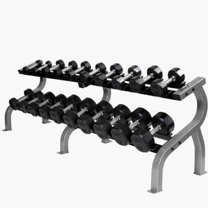 Haltères en caoutchouc à tête ronde, vibromasseur à <span class=keywords><strong>poids</strong></span> <span class=keywords><strong>fixe</strong></span> - Product Image 6