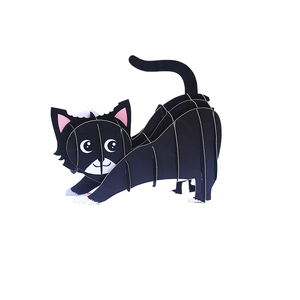 제조업체 공급 팝업 3 차원 재미있는 생일 카드 3D 무지개 방귀 고양이 재미있는 생일 카드 - Product Image 2