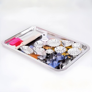 <span class=keywords><strong>Moule</strong></span> à <span class=keywords><strong>brioche</strong></span> cannelé en acier étamé, rond, pour pâtisserie française, avec larges nervures, durable, en acier étamé, ensemble d'outils de cuisson - Product Image 2