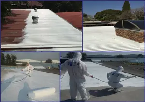 Waterproof Liquid Waterproof Paint Silicone Rubber Roof Waterproof Spray Coating Waterproofing Coating