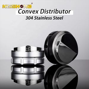 <span class=keywords><strong>Barista</strong></span> Accesorios Espresso Tools Nivelador 58MM 53MM 51MM Distribuidor de café de acero inoxidable - Product Image 5