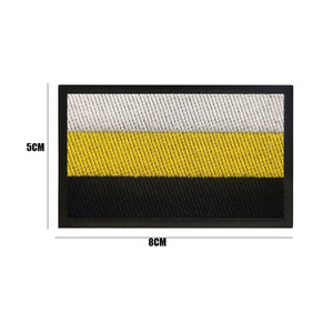 Wholesale Tactical Morale Patches Russian Double Headed Eagle Embroidered Fabric Patch with <strong>Hook</strong> <strong>Loop</strong> Backing - Product Image 5