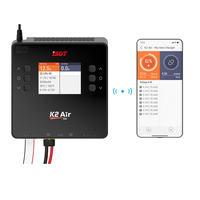 Cargador Inteligente de Doble Canal Rápido ISDT K2 Air PD para Baterías LiPo/LiFe/NiMh/Pb RC AC 200W DC 500Wx2 20A