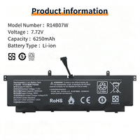 Batterie d'ordinateur portable de haute qualité R14B07W pour XIAO MI Book Pro 14 2022 R14B07W MIA2210-AD, batterie pour ordinateur portable numérique
