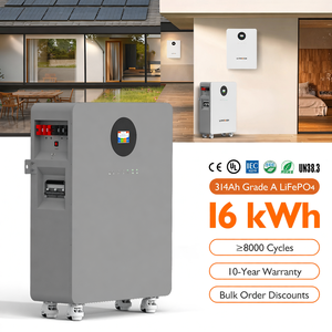 แบตเตอรี่พลังงานแสงอาทิตย์ LITHTECH แบบกำหนดเองได้ Hithium 51.2V 48V 200Ah 300Ah 314Ah Lifepo4 15 กิโลวัตต์ชั่วโมง 16 กิโลวัตต์ชั่วโมง แบตเตอรี่สำรองสำหรับบ้าน - Product Image 1