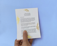 Tarjetas de Visita de Lujo con Diseño Personalizado en Relieve y Estampado Dorado, Tarjetas de Agradecimiento Personalizadas, Folletos de Papel y Cartulina, Postales