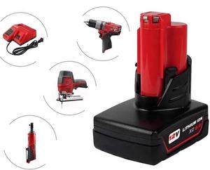 Pour <span class=keywords><strong>Milwaukee</strong></span> 48-11-2450 <span class=keywords><strong>M12</strong></span> Red Lithium HIGH OUTPUT 5.0Ah XC5.0 Batterie - Product Image 3