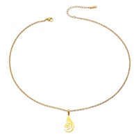 Collar de Joyería de Moda con Colgante de Acero Inoxidable de Titanio con Caligrafía Árabe Islámica de Alta Calidad para Hombres y Mujeres al por Mayor