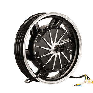 มอเตอร์ไร้แปรงถ่านคุณภาพสูง 17 นิ้ว 4000W 72V แม่เหล็ก IP67 กันน้ำ กำลังสูง สำหรับสกู๊ตเตอร์ไฟฟ้า มอเตอร์ไซค์ รุ่น YM-HY-174000 คุณภาพสูง - Product Image 2