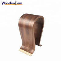 Exquis Antique Bambou Debout Type Multifonction Casque Présentoir Casque Titulaire Organisateur