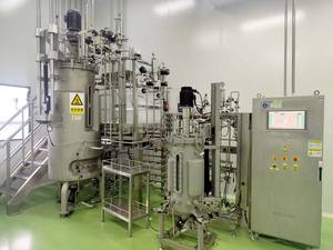 Biorreactor agitado de ingeniería de bioprocesos Reactor de tanque de agitación continua biosíntesis de aminoácidos - Product Image 2