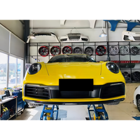 Für Porsche Modifizierte OEM-Style Trockene Carbon-Faser Frontlippe Passend für Porsche 992 Carrera S