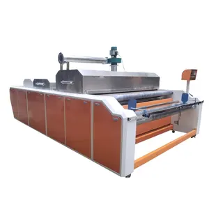 Kumaş örme Stenter buharlama isı ayar makinesi kumaş küçülen ve şekillendirme makinesi