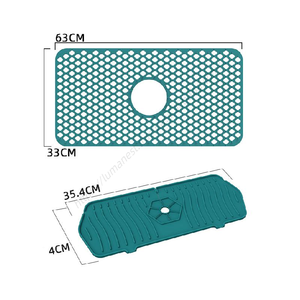 Al por mayor S024 Protector de silicona para fregadero, alfombrilla protectora de salpicaduras de agua, almohadilla deflectora para cocina - Product Image 5